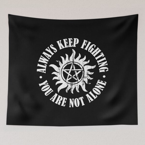 Item preview, Always Keep Fighting - White designed and sold by Happy-Llama-Art.