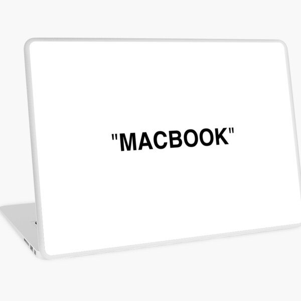 Off-White MacBook Laptop Skin