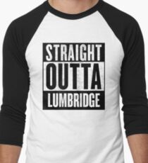 Straight Outta Lumbridge Men's Baseball ¾ T-Shirt