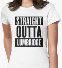 Straight Outta Lumbridge Women's Fitted T-Shirt
