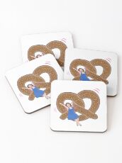 Crazy Ex Girlfriend West Covina Pretzel Coasters