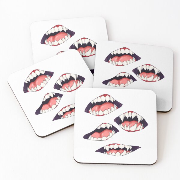 Item preview, Sharp Toothed Mouths Set designed and sold by Madeleine Sharp.