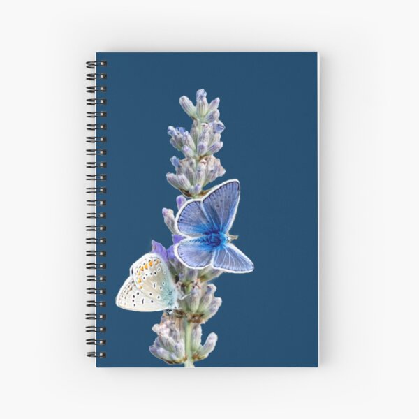 Gift idea Photo butterflies on lavender Spiral Notebook