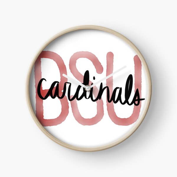 BSU Cardinals Clock