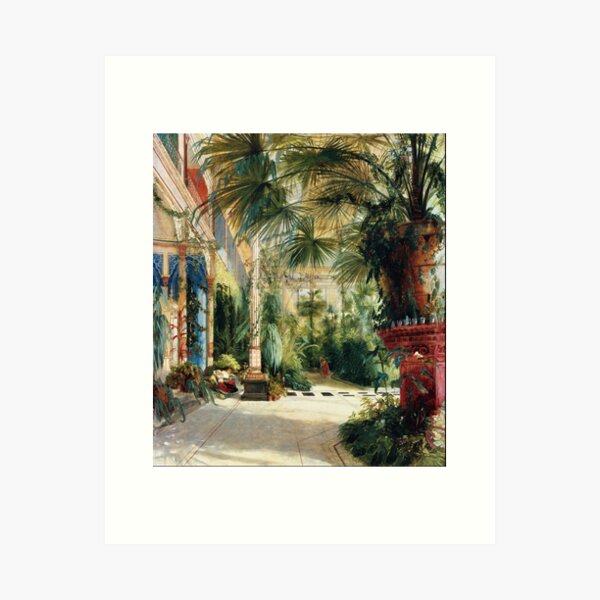 Item preview, Carl Blechen - The Interior of the Palm House designed and sold by vakashop.
