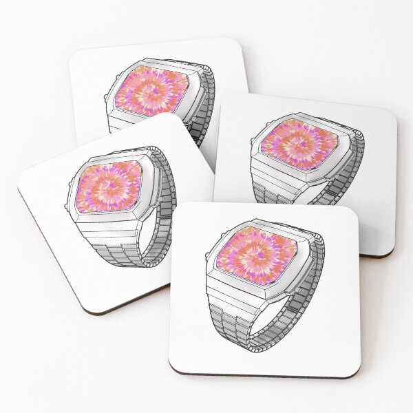 Item preview, Tie Dye Psychedelic Retro Casio Watch designed and sold by TheTarotShop.