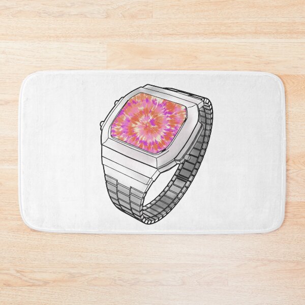 Item preview, Tie Dye Psychedelic Retro Casio Watch designed and sold by TheTarotShop.