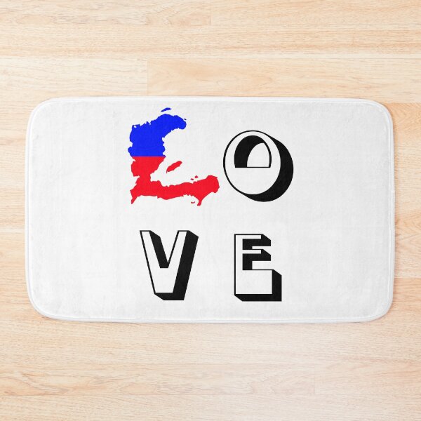 Item preview, LOVE Haiti Map Art Haiti Stickers designed and sold by gigipl7.