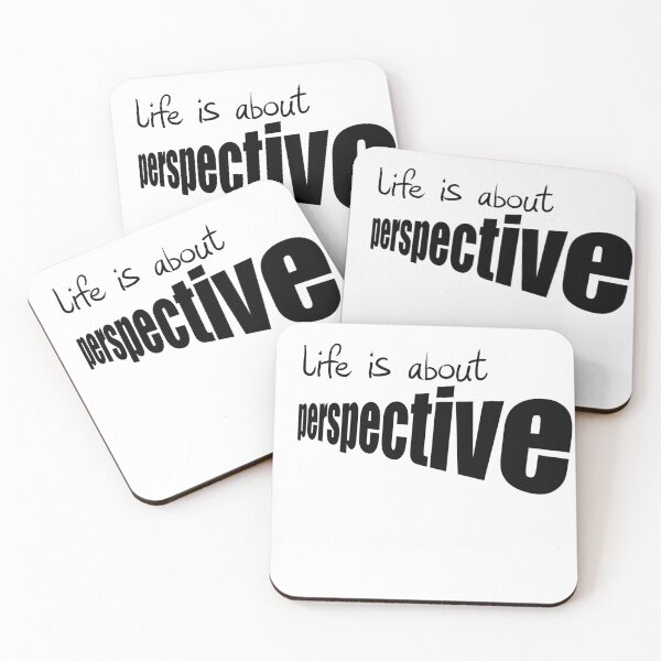 Item preview, life is about perspective designed and sold by qlobba.