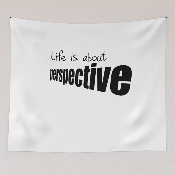 Item preview, life is about perspective designed and sold by qlobba.