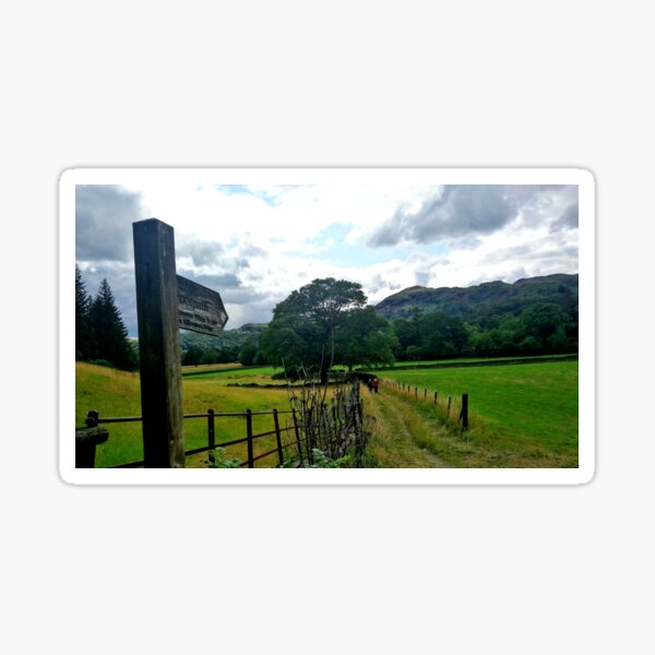 Lake District footpath Sticker