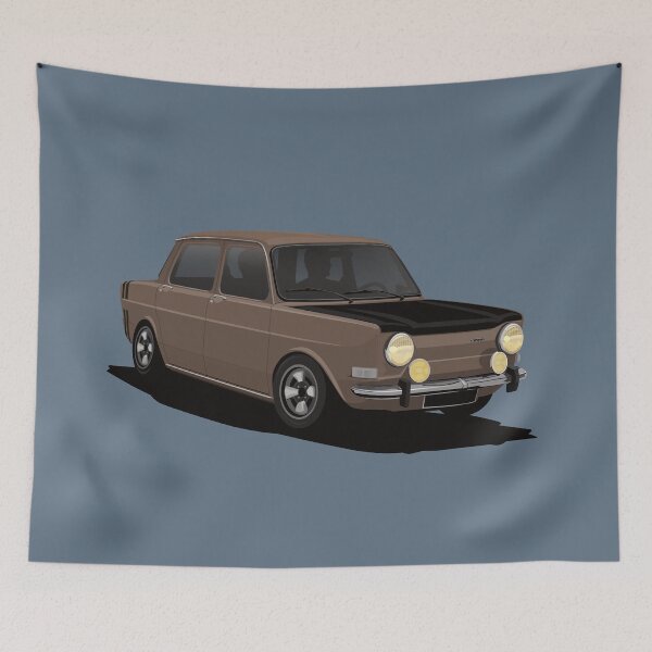 Item preview, Simca 1000 Rallye brown designed and sold by knappidesign.