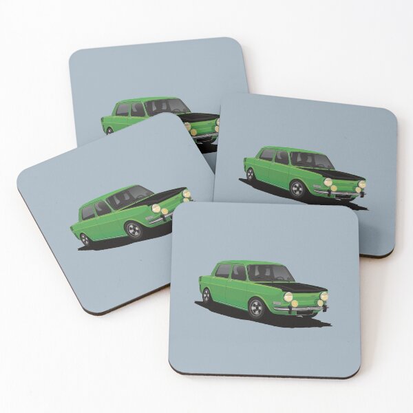Item preview, Simca 1000 Rallye green designed and sold by knappidesign.