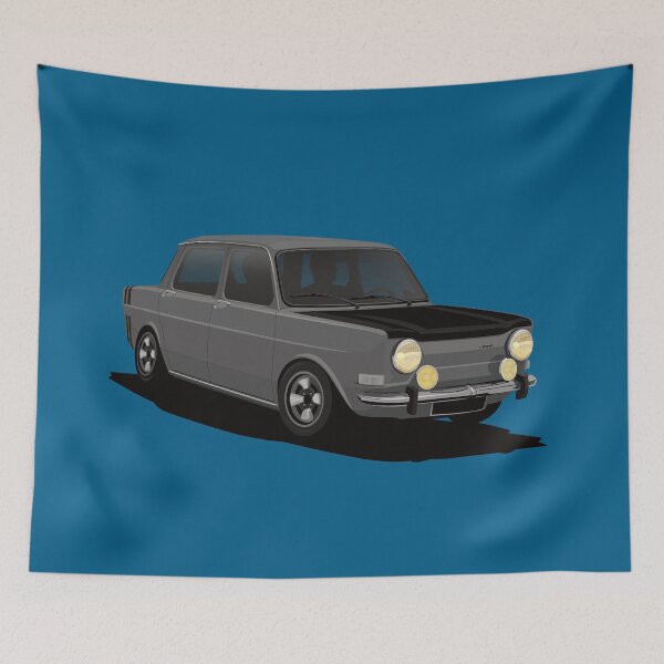 Item preview, Simca 1000 Rallye gray designed and sold by knappidesign.