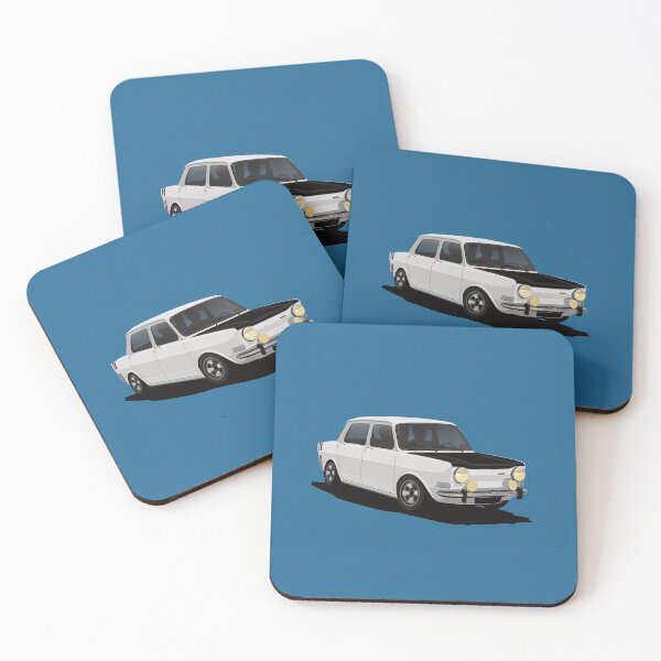 Item preview, Simca 1000 Rallye white designed and sold by knappidesign.