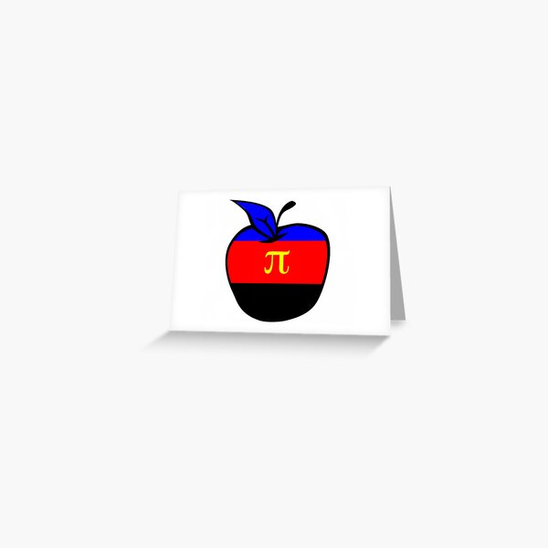 Polyamorous Apple Greeting Card