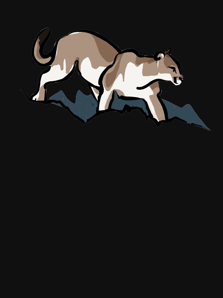 Imagen 7 de 7, Camiseta deportiva con la obra Dibujo de puma | pantera | Covo Studio, diseñada y vendida por CovoStudio.