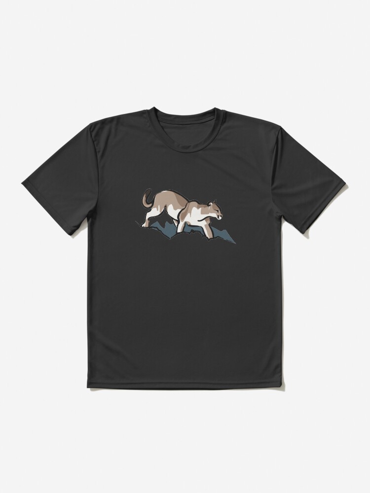 Imagen 2 de 7, Camiseta deportiva con la obra Dibujo de puma | pantera | Covo Studio, diseñada y vendida por CovoStudio.