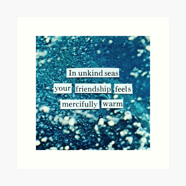 in unkind seas Art Print