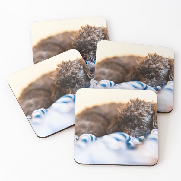 Item preview, Dog in a bed designed and sold by KensLensDesigns.