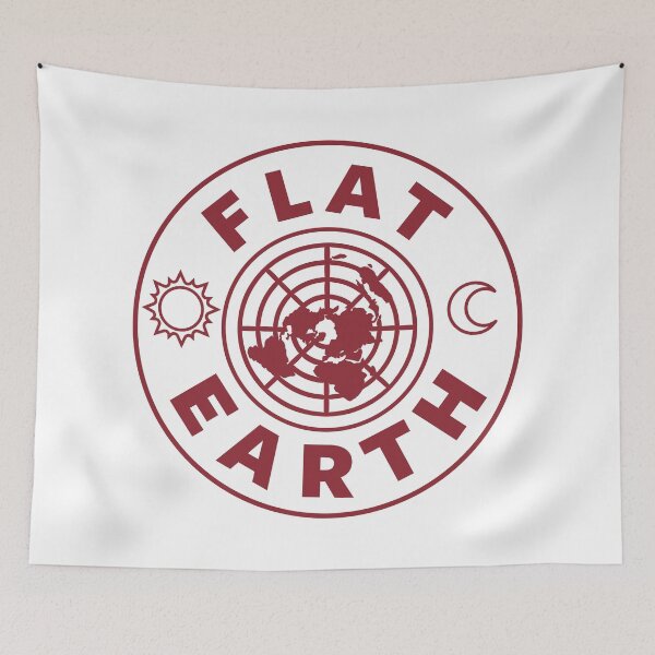 Artikelvorschau, Flat Earth UN-Karte entworfen und verkauft von FlatEarthBiz.
