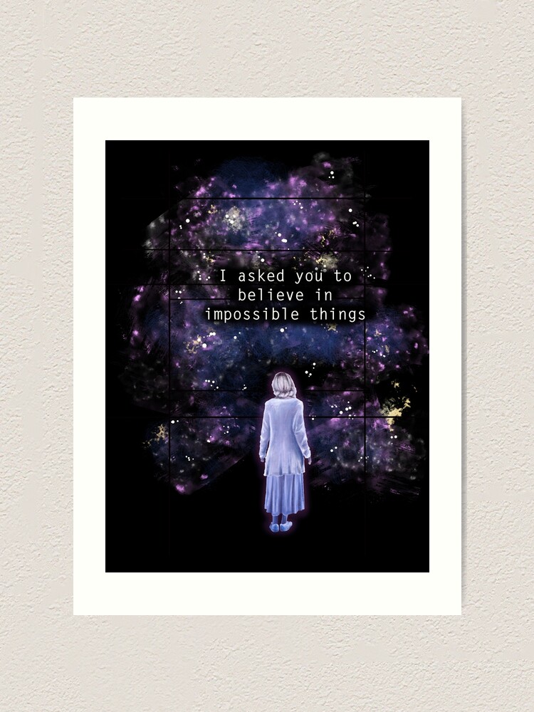Alternate view of The OA "I asked you to believe in impossible things" Art Print