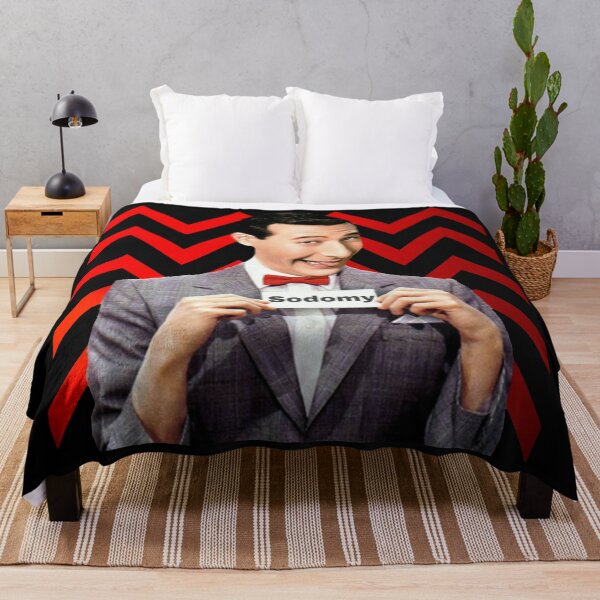Pee Wee Herman- Sodomy Throw Blanket