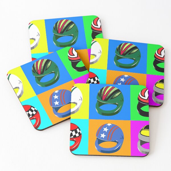 Item preview, Pop-art Helmets - Variation #2 designed and sold by Pocketmoon Designs.