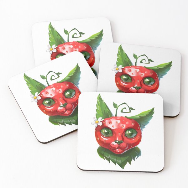Item preview, Strawberry cat designed and sold by Gasnikova.