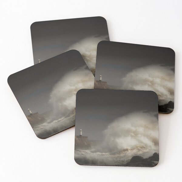 Item preview, Porthcawl lighthouse and storm designed and sold by Leighton Collins.