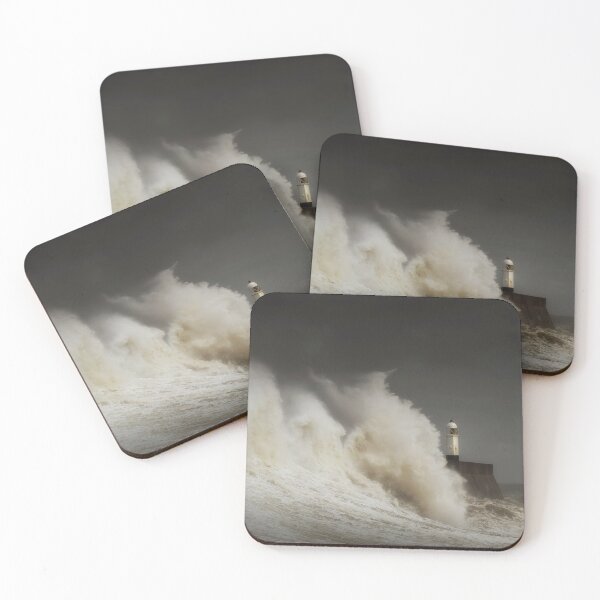 Item preview, Crashing waves at Porthcawl designed and sold by Leighton Collins.