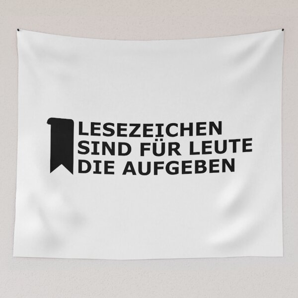 Item preview, Lesezeichen sind für Leute die aufgeben designed and sold by gulden.
