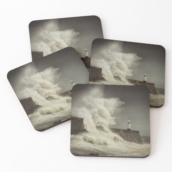 Item preview, Giant waves hit Porthcawl designed and sold by Leighton Collins.