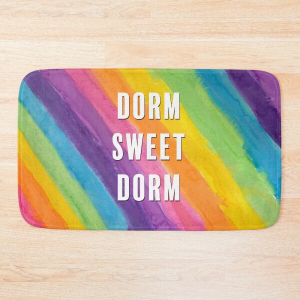 Item preview, Dorm Sweet Dorm Rainbow Watercolor Stripes designed and sold by Daydreamer Alley.