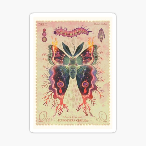 Saturnia divum orbis Sticker