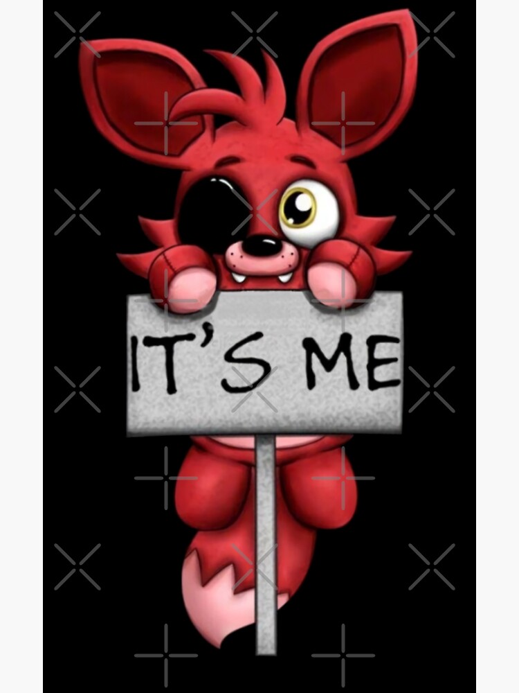 Personalized Five Nights At Freddy's Fnaf Party Children's Birthday Card -  Red Heart Print