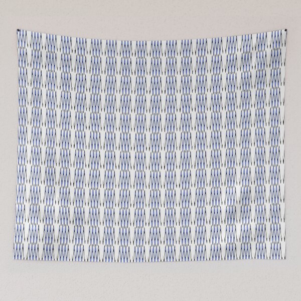 Item preview, Abstract Seersucker Navy White designed and sold by PageDesigns.