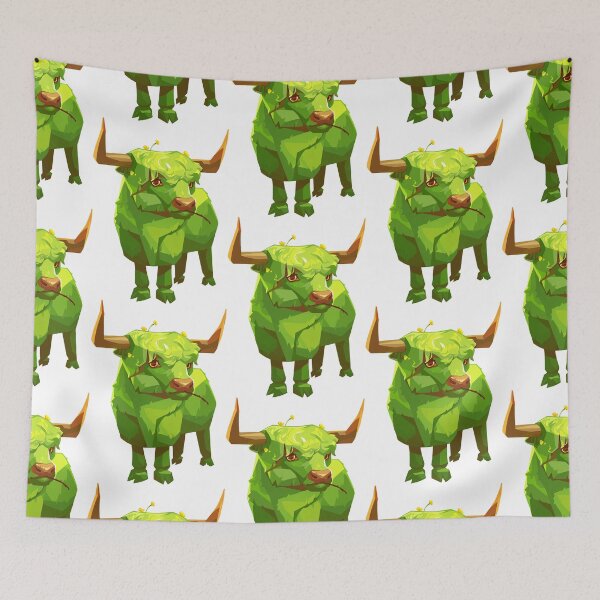 Item preview, Green bull designed and sold by Gasnikova.