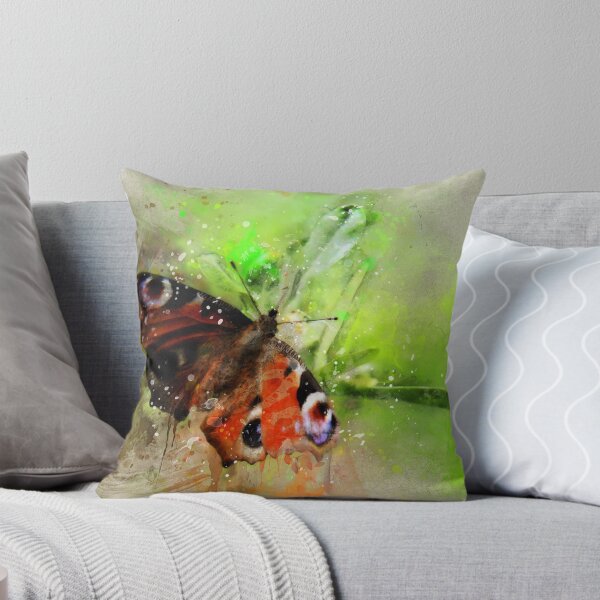 Item preview, Peacock Butterfly Macro | Watercolor designed and sold by WesternExposure.