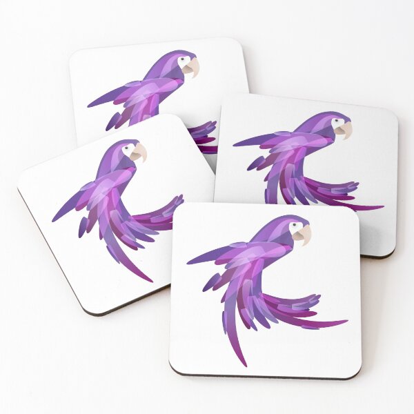 Item preview, Purple parrot in shapes designed and sold by jodirm.