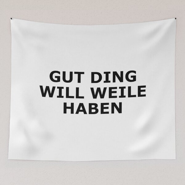 Artikelvorschau, Gut Ding wird Weile haben entworfen und verkauft von gulden.