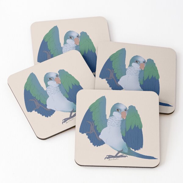 Item preview, Haku - Quaker Parrot designed and sold by Kashidoodles.