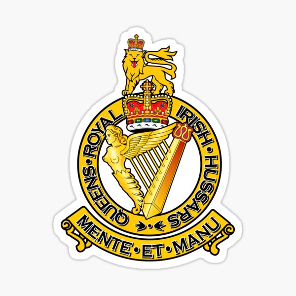THE QUEEN'S ROYAL IRISH HUSSARS Sticker