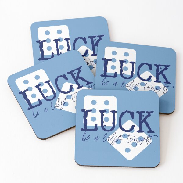 Item preview, luck be a lady tonight (white dice) designed and sold by katlcov1.