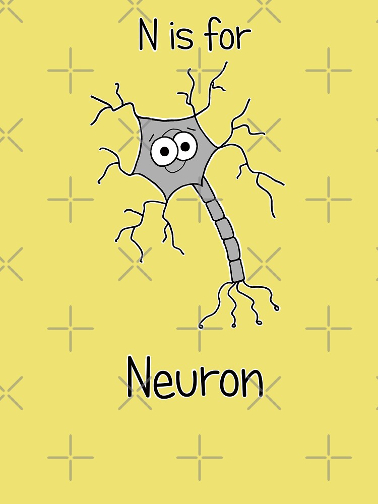 Thumbnail 2 of 2, Baby One-Piece, N is for Neuron designed and sold by Adrienne Body.