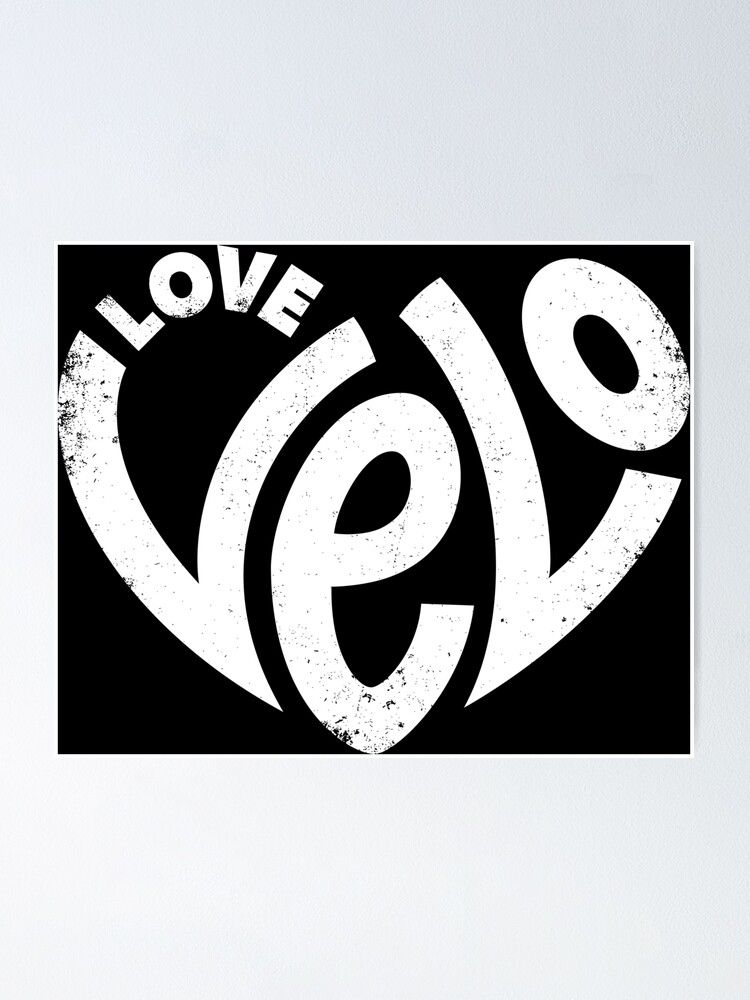 Thumbnail 1 of 3, Poster, Love Velo, Love Cycling - White designed and sold by tinytenacious.