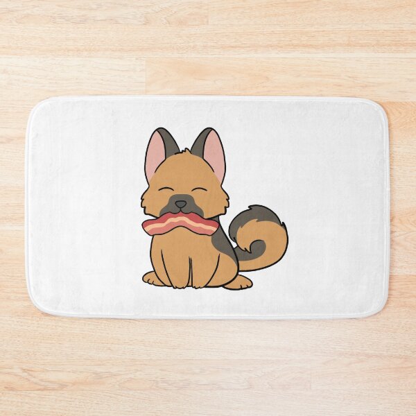 Item preview, German Shepard with Bacon  designed and sold by BiscuitSnack.