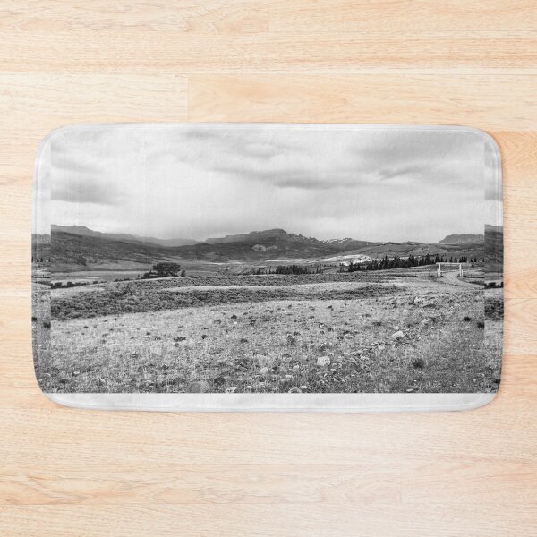 Item preview, Road To The Absaroka Ranch, Wyoming in Black and White designed and sold by Kay Brewer.