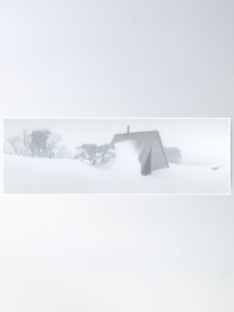 Thumbnail 2 of 3, Poster, Diamantina Hut, Mt Hotham, Victoria, Australia designed and sold by Chockstone.
