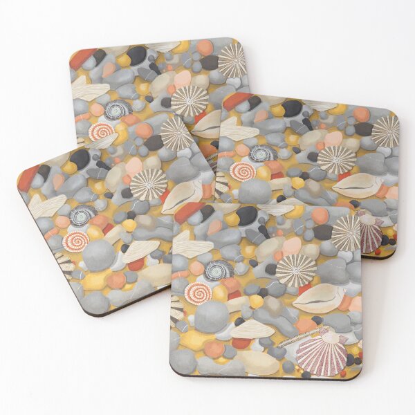 Item preview, Pebbles and Shells Beach Design designed and sold by emmafifield.